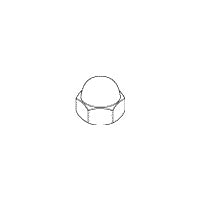 Nut, Cap - Midmark Ritter Autoclave Part: H96773/RCN094