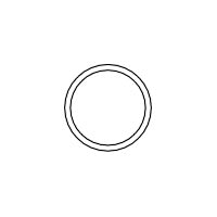 O-ring, Main Valve Pelton Crane Autoclave Part: 004000/RPO355