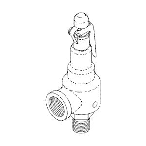 Valve, Safety 40PSI For Amsco/Steris Eagle Part: 150828-473/AMV191