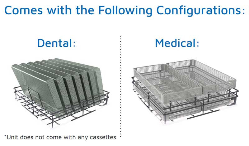 Tuttnauer Tiva 2 Series Disinfector Washer Sterilizer - Configurations