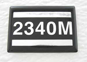 Door Label, Black Rectangle For Tuttnauer 2340M Autoclave Part: 02510205