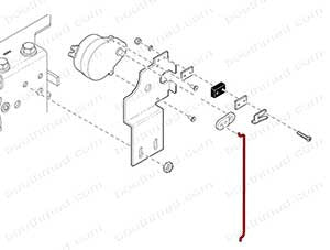 Sterlizers - Rod, Motor Connecting Midmark M9/11 Autoclave Part:057-0755-00