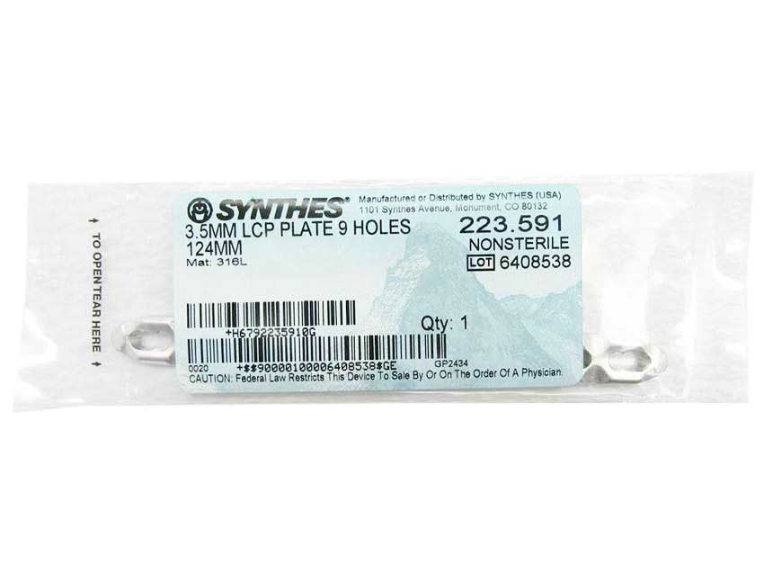    Synthes 3.5mm LCP Plate - 223.591