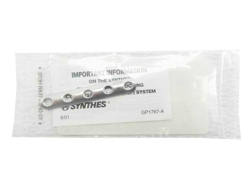    Synthes LCP One Third Tubular Plate with Collar - 241.351
