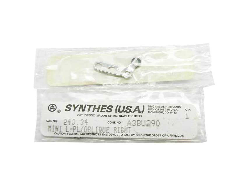    Synthes Mini Locking Plate - 243.34