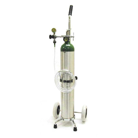Mada E Oxygen Kit-1/2-5 LPM Adjustable Flow Mini Regulator-Cart -1630-5E