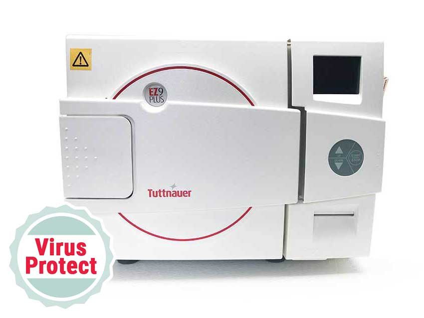    Tuttnauer EZ9Plus Autoclave with virus protect