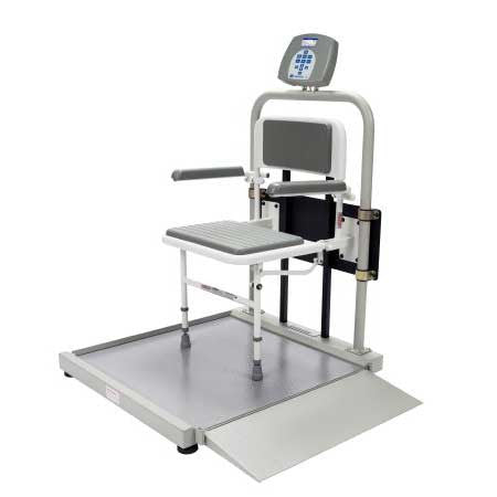Health o meter Digital Wheelchair Ramp Scale Fold Away Seat 2500CKL/KG