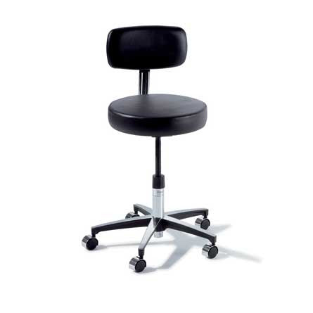 Ritter 275 adjustable physician stool with backrest - 275-001