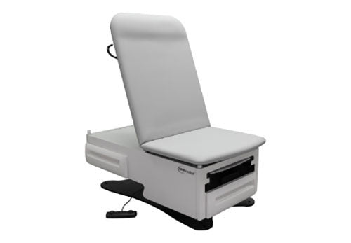 UMFmedical Hi-Lo Manual Back Table W/Foot Control & Stirrups 