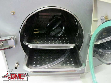    Tuttnauer 2340M Refurbished Autoclave - Inside With Trays