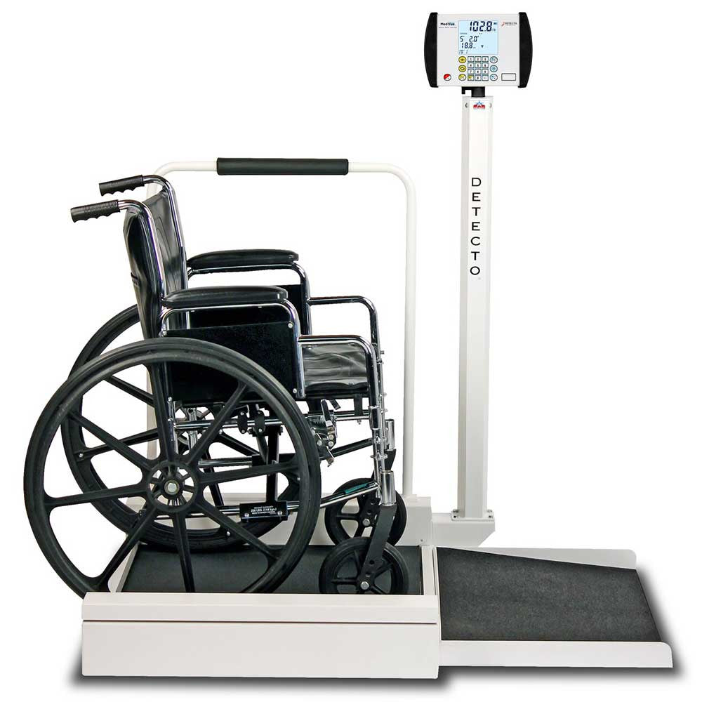 Detecto 6495 Stationary Heavy-duty wheelchair scale - Sterilizers