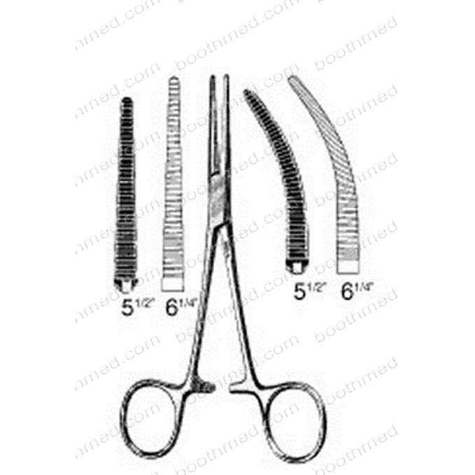 Forceps, Crile 5-1/2"- 6-1/4" Straight or Curved, Meisterhand