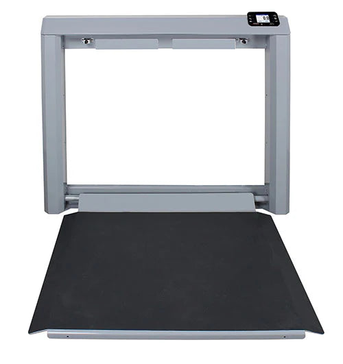 7550 - Detecto -Wall Mount Fold -Up Wheelchair Scale