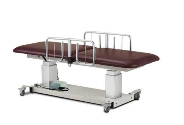 Clinton Ultrasound Table W/ Adjustable Backrest and Side Rails Part: 80062