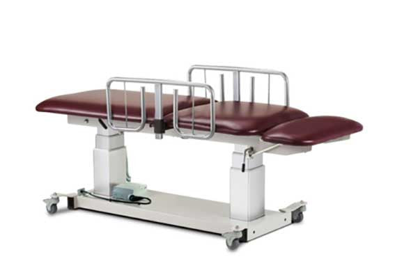 Clinton Ultrasound Table W/ Three-Section Top and Side Rails  Part: 80063