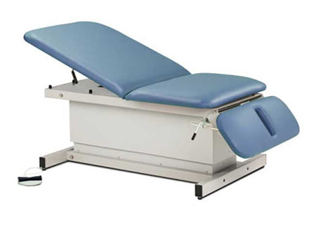 Clinton Shrouded Extra Wide, Bariatric, Power Table W/ Adj. Backrest & Drop Section 