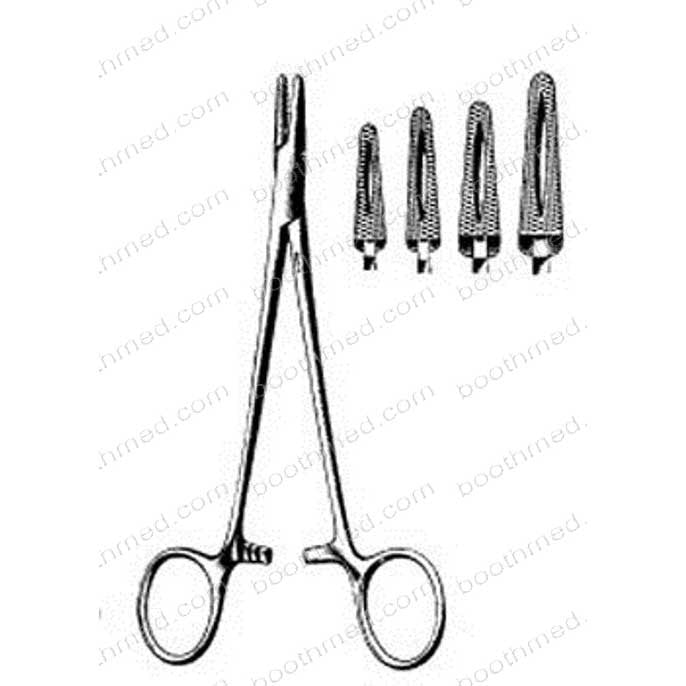 OR Grade Meisterhand Mayo-Hegar Needle Holder, 7-1/4",Tungsten Carbide Jaws, SKU: MH8-46TC