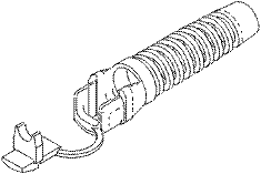 Sterlizers - Bushing,Strain Relief,  M9/M11 Autoclave Part: 015-1137-00/RPB289