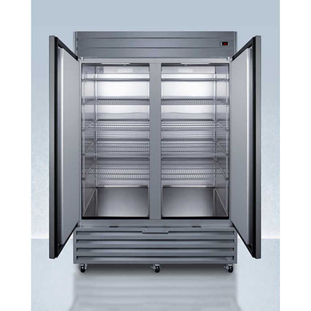  Accucold - Upright Healthcare Freezer 39 Cu.Ft. - TAA Compliant - Doors Open 