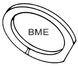 Booth Medical - D Shaped Washer - AMW073 (OEM No: M033283-042)