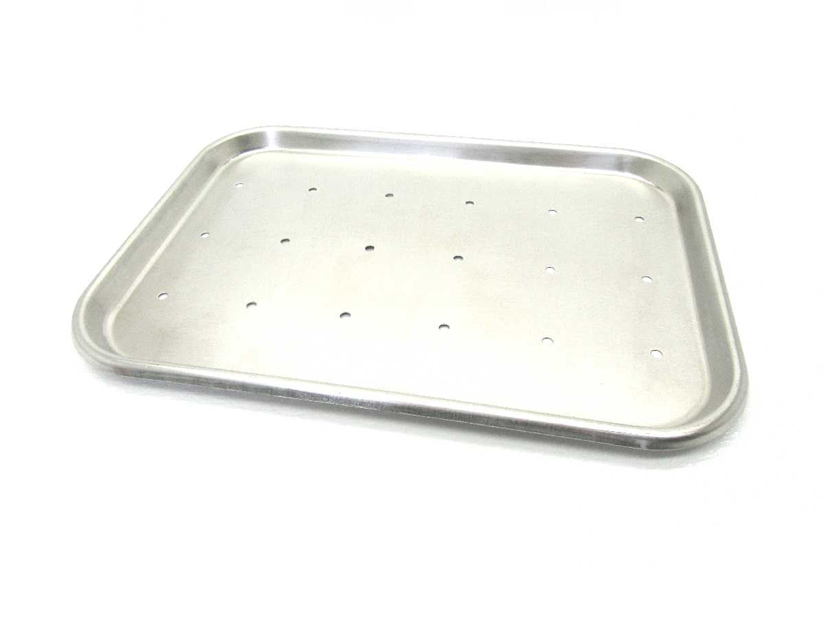    Stainless Steel Perforated Instrument Tray - 3/4 x 10-1/2 x 15