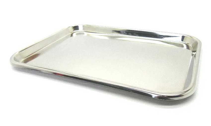    Stainless Steel Instrument Tray - 3/4 x 9-1/2 x 13-1/2