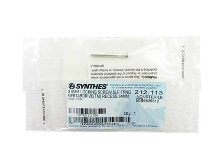    Synthes 3.5mm Self Tapping Locking Screw - 212.113