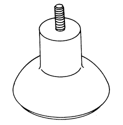 Centrifuge Suction Foot Cup, 4/pkg. - CAF014