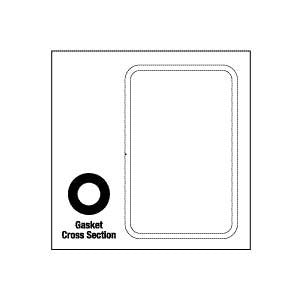 Gasket, Door MC3600 Getinge/Castle Sterilizer Part:536651/CSG032