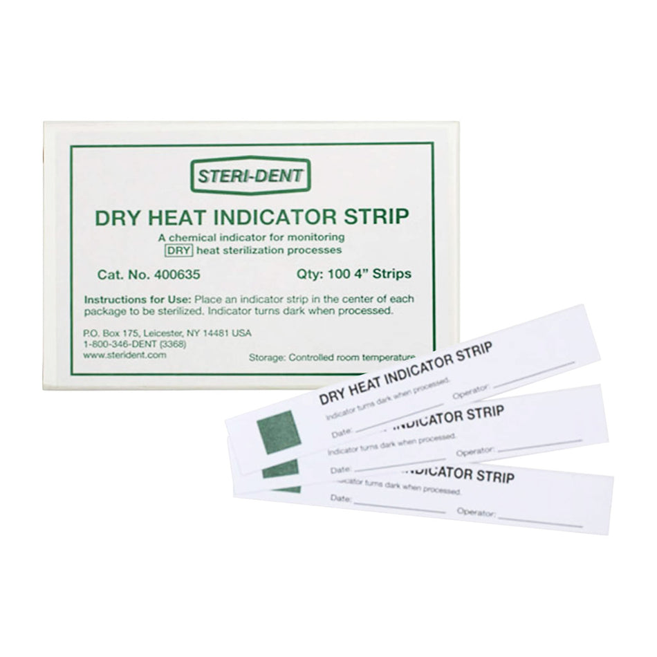 Dry Heat Indicator Strip 4" - 100/Box - 400635