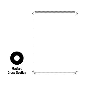 Gasket, Door Castle Sterilizer/Washer Part: 61301609906/CSG104