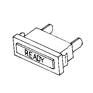 Lamp, "Ready" MTD Ritter 1200/1250 Part: 40319/RCL030