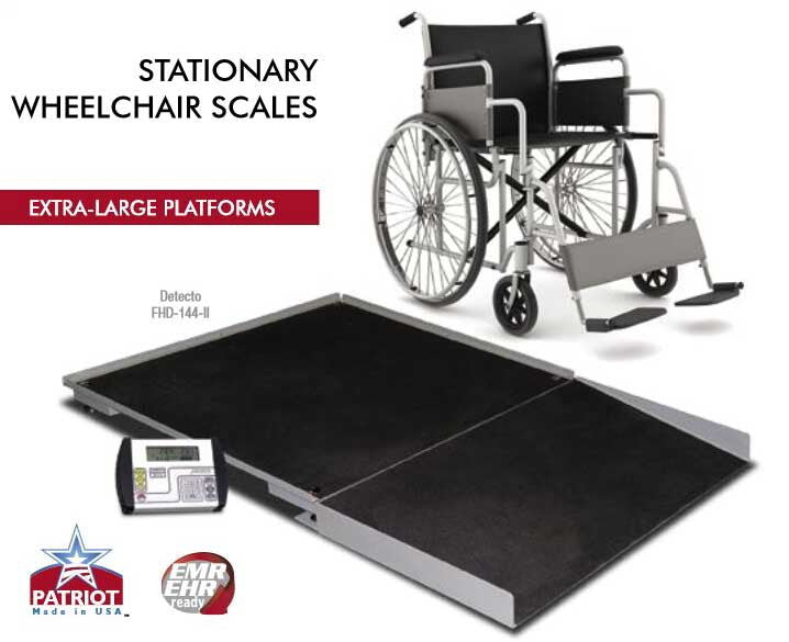Detecto Stationary Wheelchair Scale FHD-144-ii