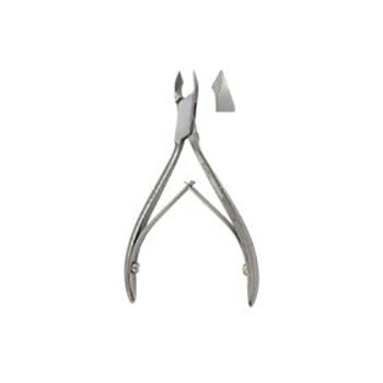 Tissue and Cuticle Nipper 4", Convex Jaws, Meisterhand SKU:MH40-245-SS