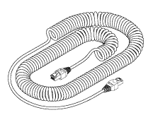 Coiled Cord (Foot Control) For Midmark - MIC293