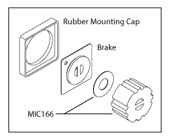    Midmark Ritter - Brake and Coupler Kit (OEM Part No: 016-0237-00)