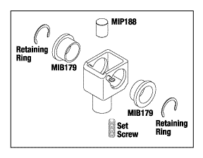    Midmark Table Parts - ACTUATOR CAP KIT For 222, 404 and 622