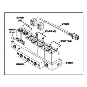 Manifold, Assembly Medivators Endoscope Reprocessor Part: MM01-0030/MTA040