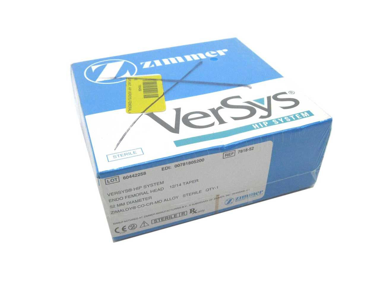    Versys Hip System, Endo Femoral Head, 52mm - 7818-52