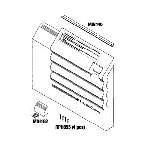 Panel, Door Kit Midmark M11 Autoclave Part: 002-0506-00/01/MIK195