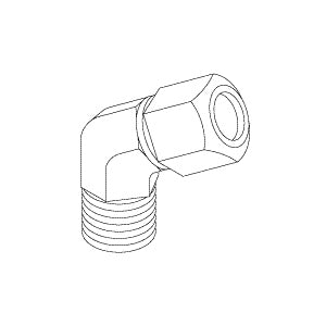 Fitting, Elbow/Midmark M9/M11 Autoclave Part:14-0201-00/RPF859