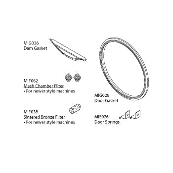 Gasket, PM Kit Midmark/ M11/M11D Autoclave Part: 002-0504-00/MIK080