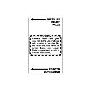 Pressure Valve Label-Midmark M9/M11 Part:061-0309-00/MIL260 – store ...