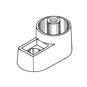 Base, Pressure Gauge Mounting - Autoclave Part: 3025/RCB034