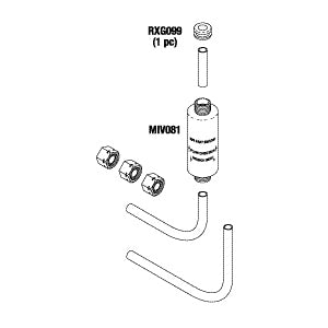 Trap, Steam For Midmark M9/M11 Autoclaves Part: 002-0654-00/MIK078