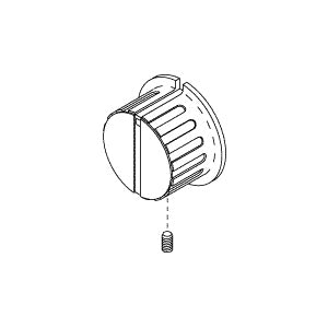 Knob, Temp For Midmark Ritter M7 Autoclave Part: 053-1008-00/RCK110