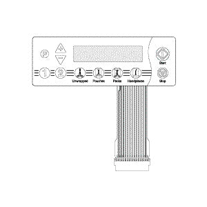 Pad, Touch - Midmark M9/11 Autoclave Part:  015-1551-00/MIP099