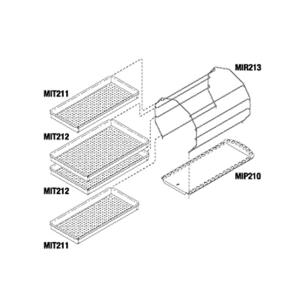 Tray, Plate & Rack/Midmark M9 Autoclave Part: 030-0710-01/MIK204