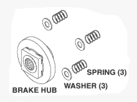 Brake Repair Kit For Chairman Dental Chair - PCK742 (OEM: 011195)